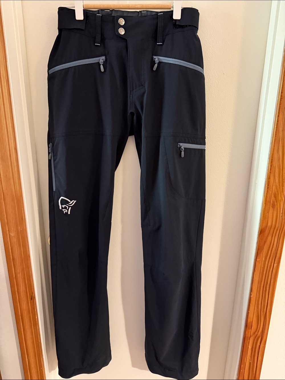 Norrøna Women's Black Cargo Softshell Pants
